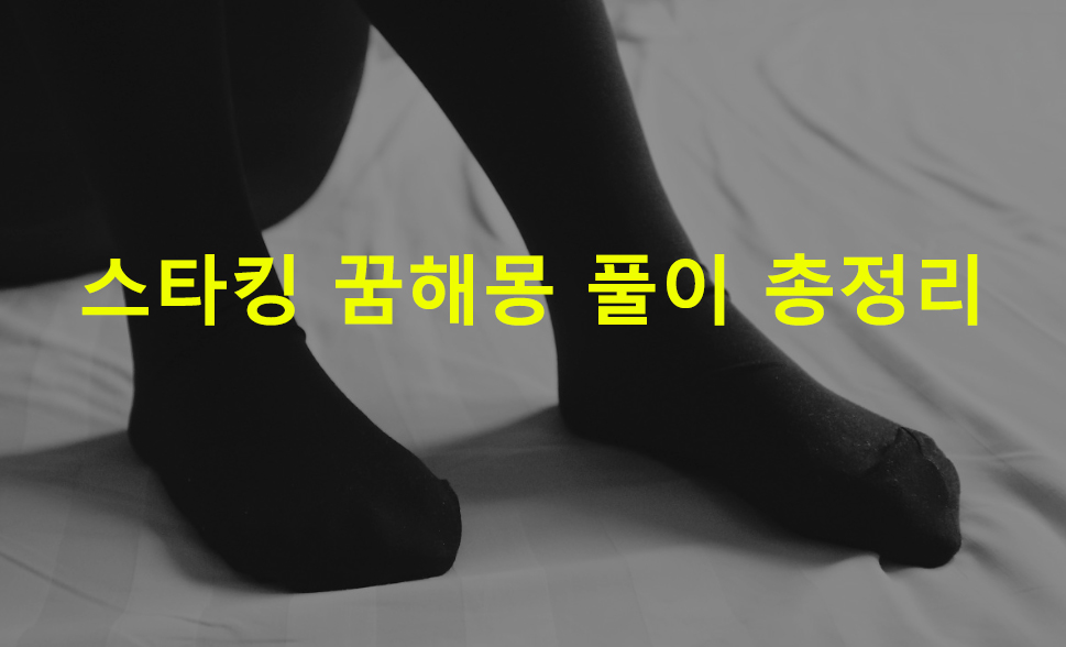 스타킹 꿈해몽 풀이 총정리