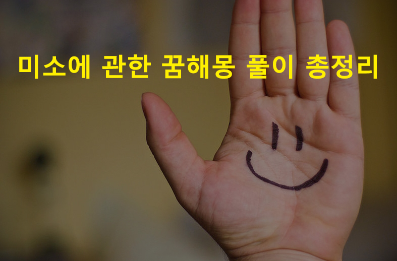 미소에 관한 꿈해몽 풀이 총정리