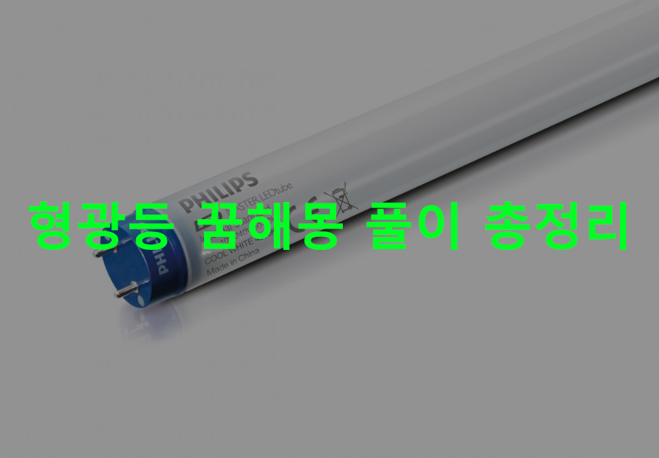 형광등 꿈해몽 풀이 총정리