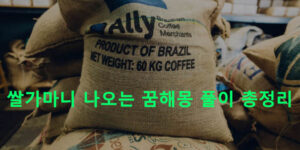 쌀가마니 나오는 꿈해몽 풀이 총정리