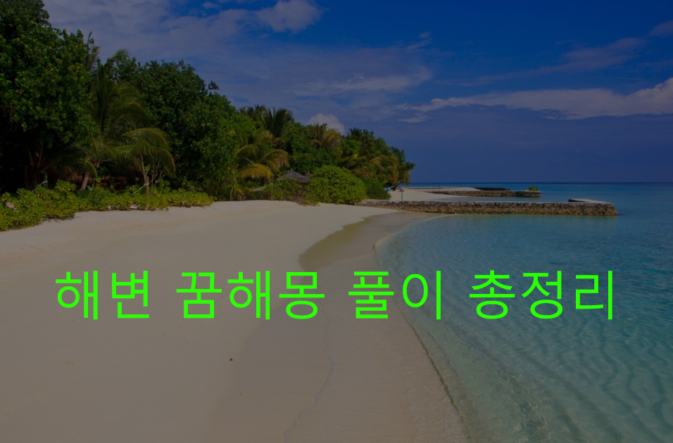 해변 꿈해몽 풀이 총정리