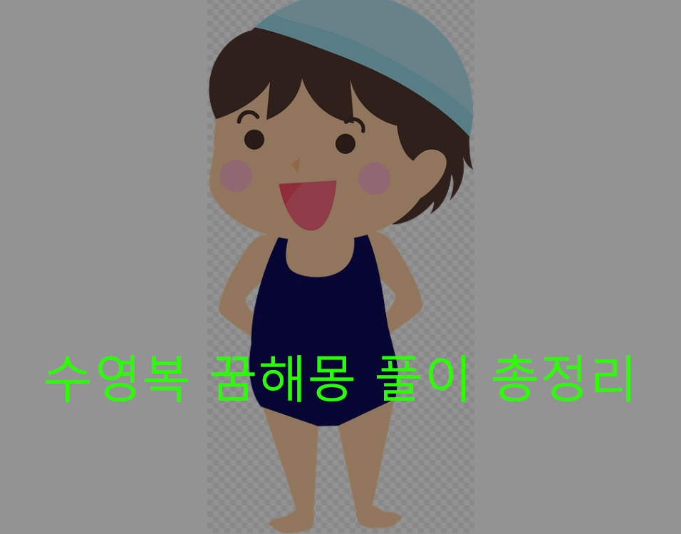 수영복 꿈해몽 풀이 총정리