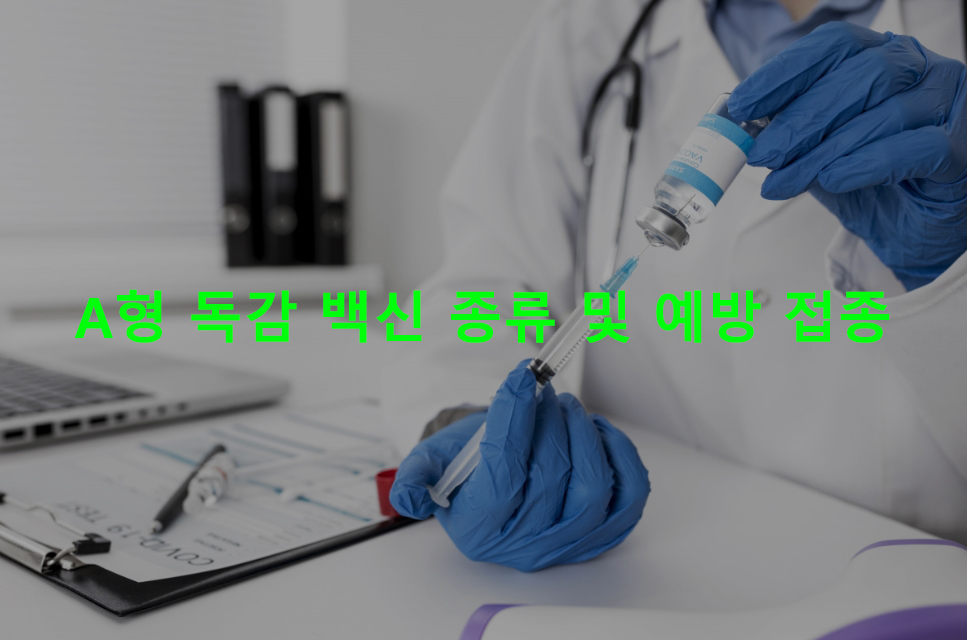 A형 독감 백신 종류 및 예방 접종