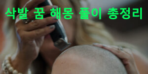 삭발 꿈 해몽 풀이 총정리
