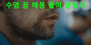 수염 꿈 해몽 풀이 총정리