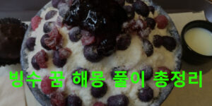 빙수 꿈 해몽 풀이 총정리