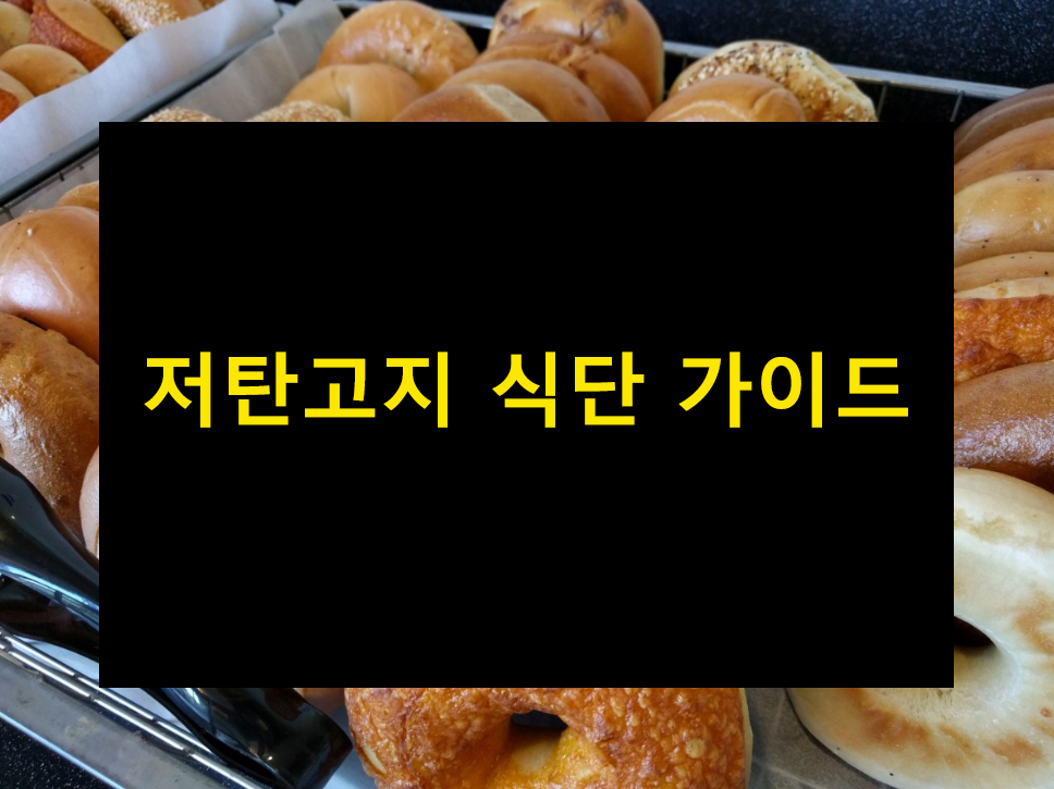 저탄고지 식단 가이드