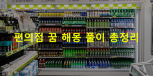 편의점 꿈 해몽 풀이 총정리