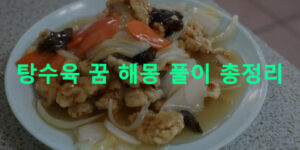 탕수육 꿈 해몽: 먹는