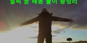 날씨 꿈 해몽: 장마, 태풍, 폭우, 비