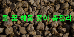 돌 꿈 해몽: 작은, 검은, 줍는, 던지는, 하얀, 큰, 받는, 바위
