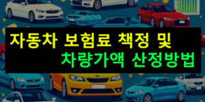자동차 보험료 책정 및 차량가액 산정방법