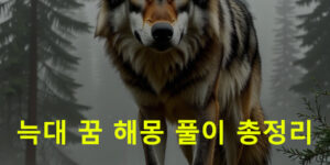 늑대 꿈 해몽: 하얀, 흰, 검은, 보는, 물리는, 쫓기는,태몽