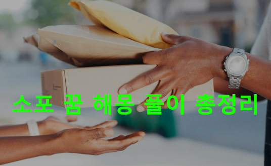 소포 꿈 해몽: 받는, 보내는