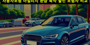 자동차보험 마일리지 환급 특약 할인 보험사 비교