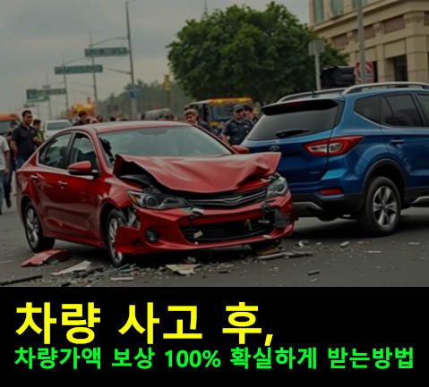 차량 사고 후 차량가액 보상 100% 확실하게 받는방법