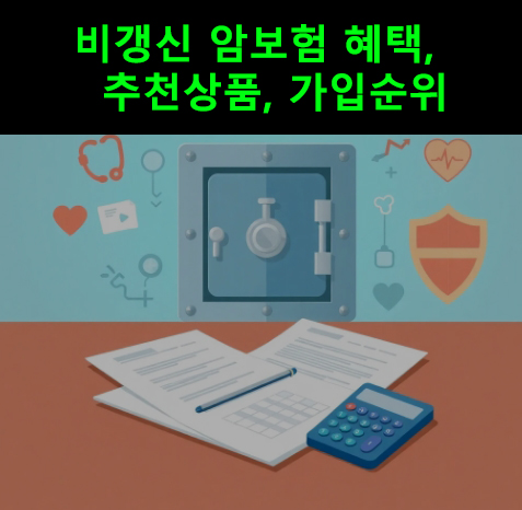 비갱신 암보험 혜택, 추천상품, 가입순위