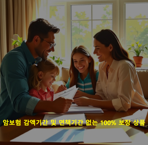 암보험 감액기간 및 면책기간 없는 100% 보장 상품