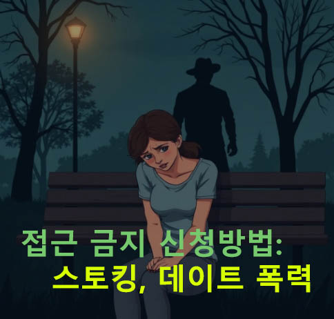 접근 금지 신청방법: 스토킹, 데이트 폭력
