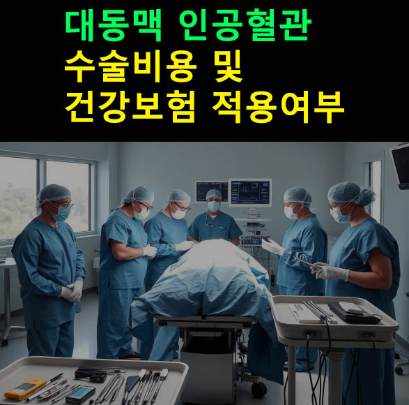대동맥 인공혈관 수술비용 및 건강보험 적용여부