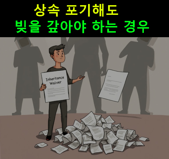 상속 포기해도 빚을 갚아야 하는 경우 