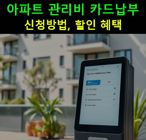 아파트 관리비 카드납부 신청방법, 할인 혜택 및 해지