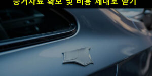 자동차 문콕 보상 처리 방법, 기준, 범위, 증거자료 확보 및 비용 제대로 받기