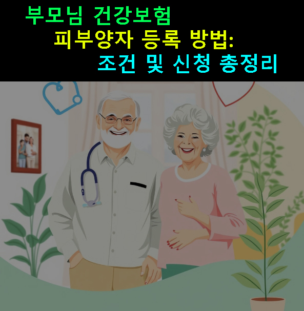 부모님 건강보험 피부양자 등록 방법: 조건 및 신청 총정리