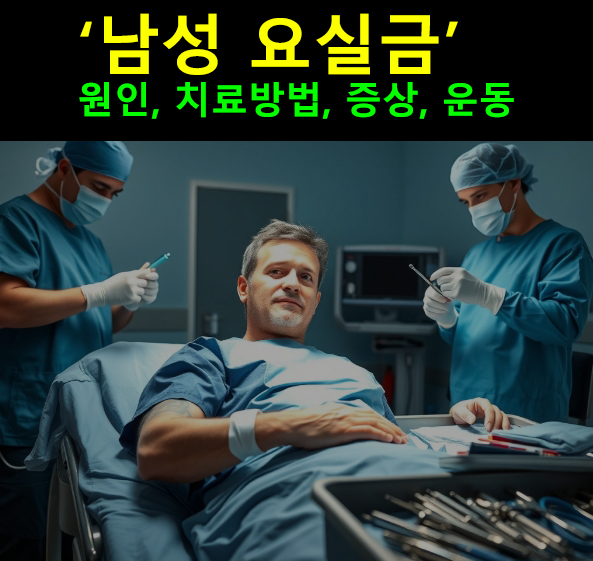 남성 요실금 원인, 치료방법, 증상, 운동