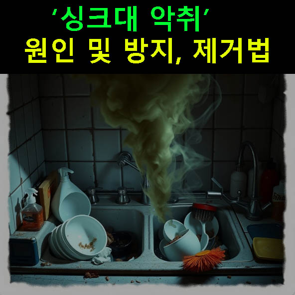 싱크대 악취 원인 및 방지, 제거법