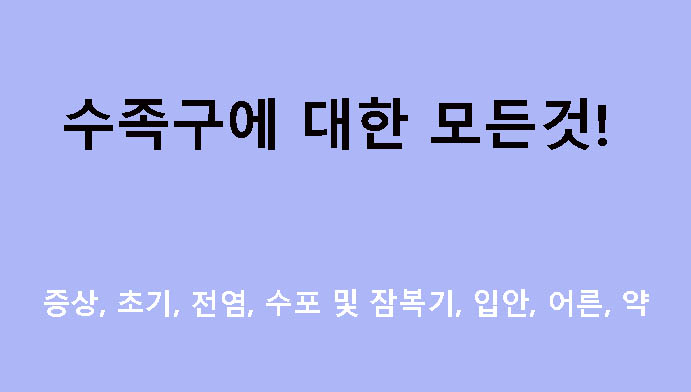 수족구 증상, 초기, 전염, 수포 및 잠복기, 입안, 어른, 약