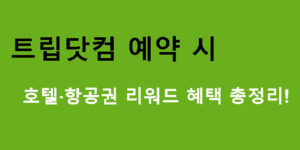 트립닷컴 예약 시 호텔·항공권 리워드 혜택 총정리!