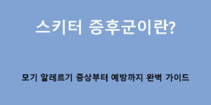 스키터 증후군이란? 모기 알레르기 증상부터 예방까지 완벽 가이드