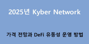 2025년 Kyber Network 가격 전망과 DeFi 유동성 운영 방법