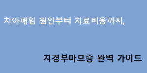 치아패임 원인부터 치료비용까지, 치경부마모증 완벽 가이드