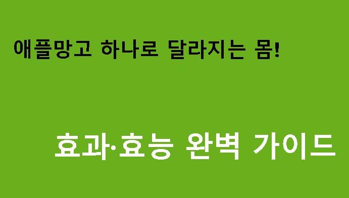 애플망고 하나로 달라지는 몸! 효과·효능 완벽 가이드