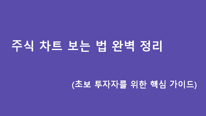 주식 차트 보는 법 완벽 정리 (초보 투자자를 위한 핵심 가이드)