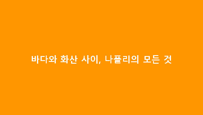 바다와 화산 사이, 나폴리의 모든 것