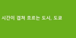 시간이 겹쳐 흐르는 도시, 도쿄