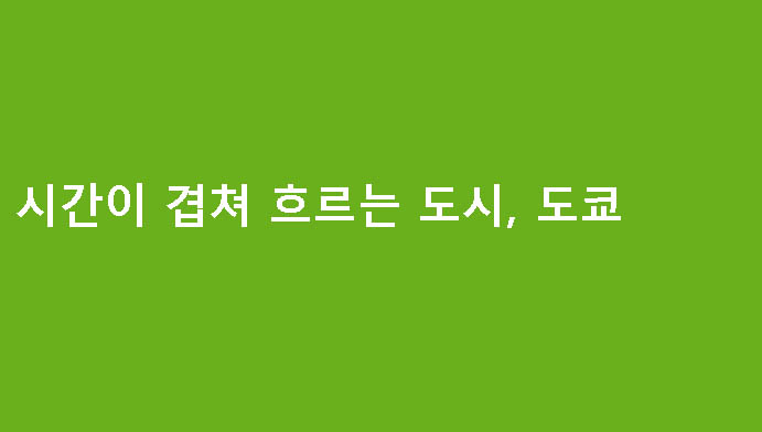 시간이 겹쳐 흐르는 도시, 도쿄